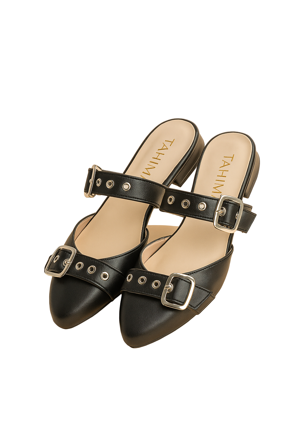 Baletas Tahima mujer con doble hebilla ajustable y suela Neolite – tacón 1.5 cm