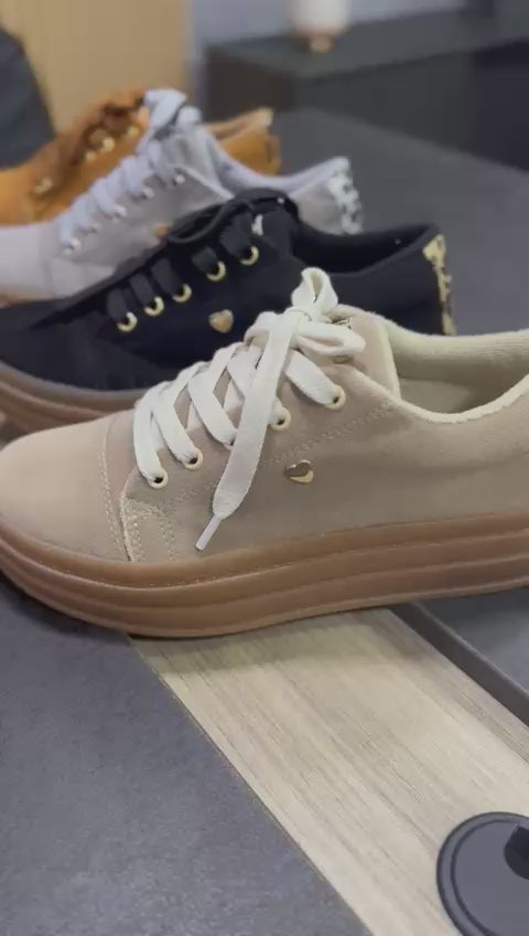 Zapatillas Tahima Cora para mujer – diseño casual con suela Bold y forro tipo peluche